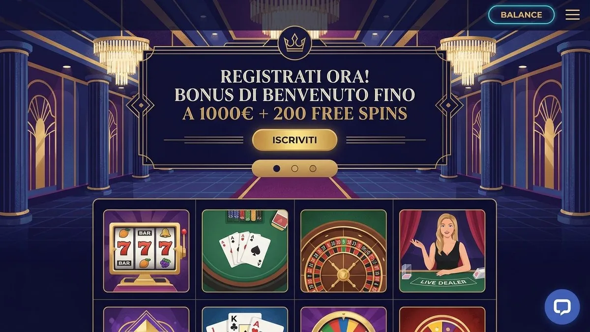 Registrazione con bonus